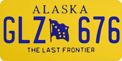 AK license plate GLZ676