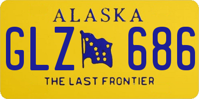 AK license plate GLZ686