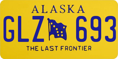 AK license plate GLZ693