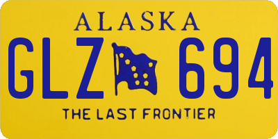 AK license plate GLZ694