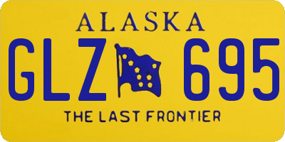 AK license plate GLZ695