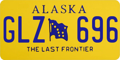 AK license plate GLZ696