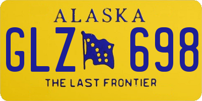 AK license plate GLZ698