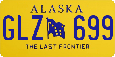 AK license plate GLZ699