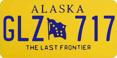 AK license plate GLZ717