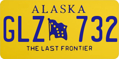 AK license plate GLZ732