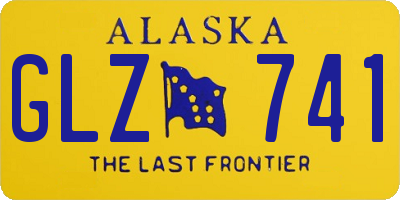 AK license plate GLZ741