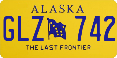 AK license plate GLZ742