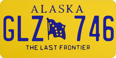 AK license plate GLZ746