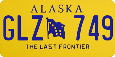 AK license plate GLZ749