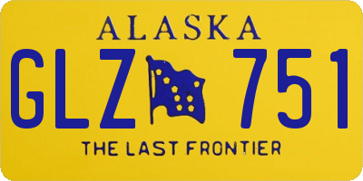 AK license plate GLZ751