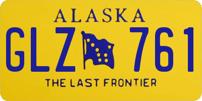 AK license plate GLZ761