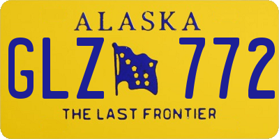 AK license plate GLZ772