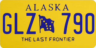 AK license plate GLZ790