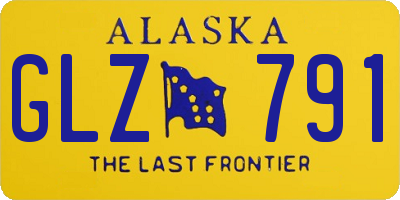 AK license plate GLZ791