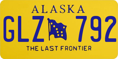 AK license plate GLZ792