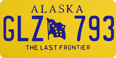 AK license plate GLZ793