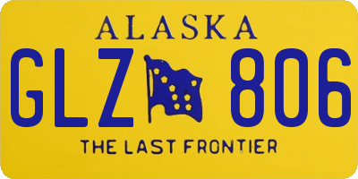 AK license plate GLZ806