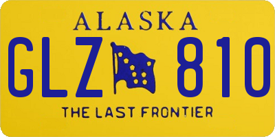 AK license plate GLZ810