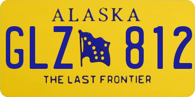 AK license plate GLZ812