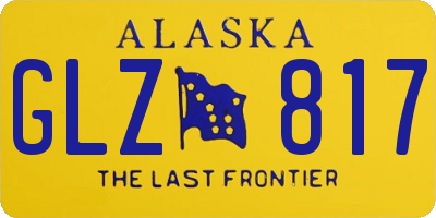 AK license plate GLZ817