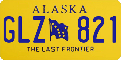 AK license plate GLZ821
