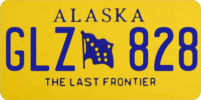 AK license plate GLZ828