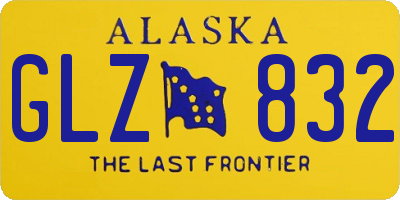 AK license plate GLZ832