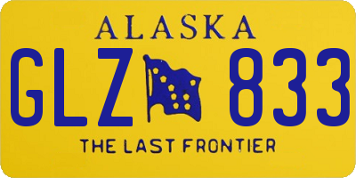 AK license plate GLZ833