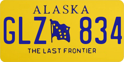 AK license plate GLZ834