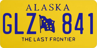 AK license plate GLZ841