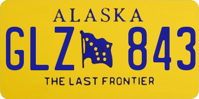 AK license plate GLZ843