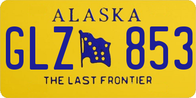 AK license plate GLZ853