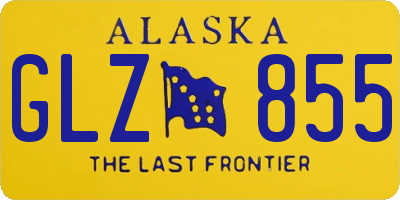 AK license plate GLZ855