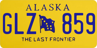 AK license plate GLZ859