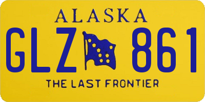 AK license plate GLZ861