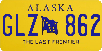 AK license plate GLZ862