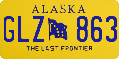 AK license plate GLZ863