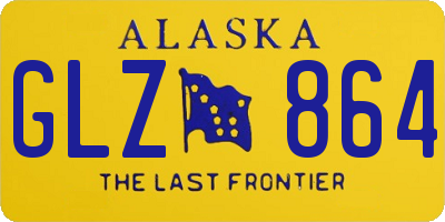 AK license plate GLZ864