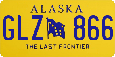 AK license plate GLZ866