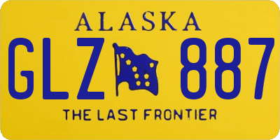 AK license plate GLZ887