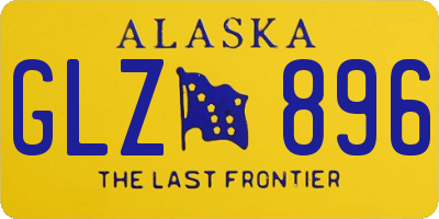 AK license plate GLZ896