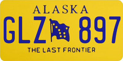 AK license plate GLZ897