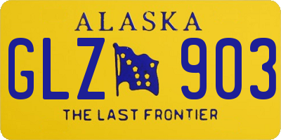 AK license plate GLZ903