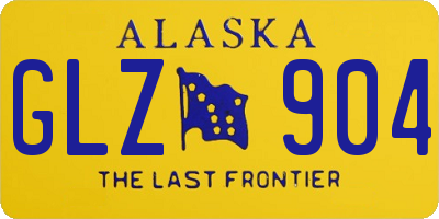 AK license plate GLZ904