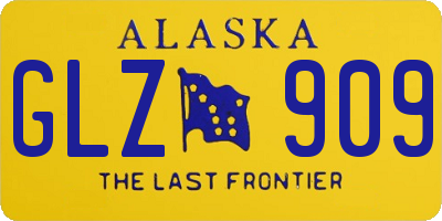 AK license plate GLZ909