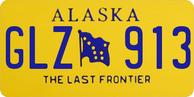 AK license plate GLZ913