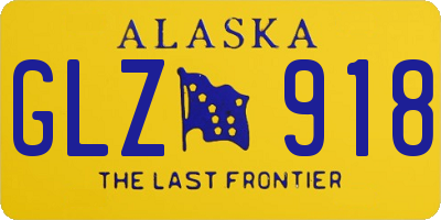 AK license plate GLZ918