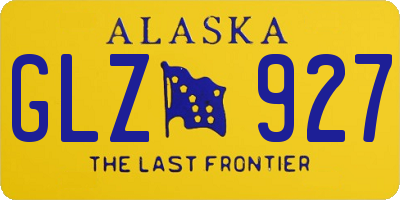 AK license plate GLZ927