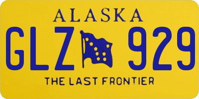 AK license plate GLZ929